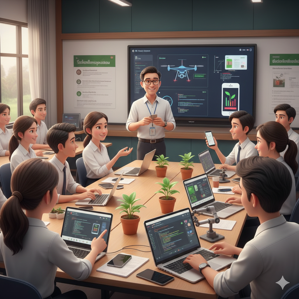 เปิดตัวศูนย์นวัตกรรมเกษตรดิจิทัล (JC-AI)