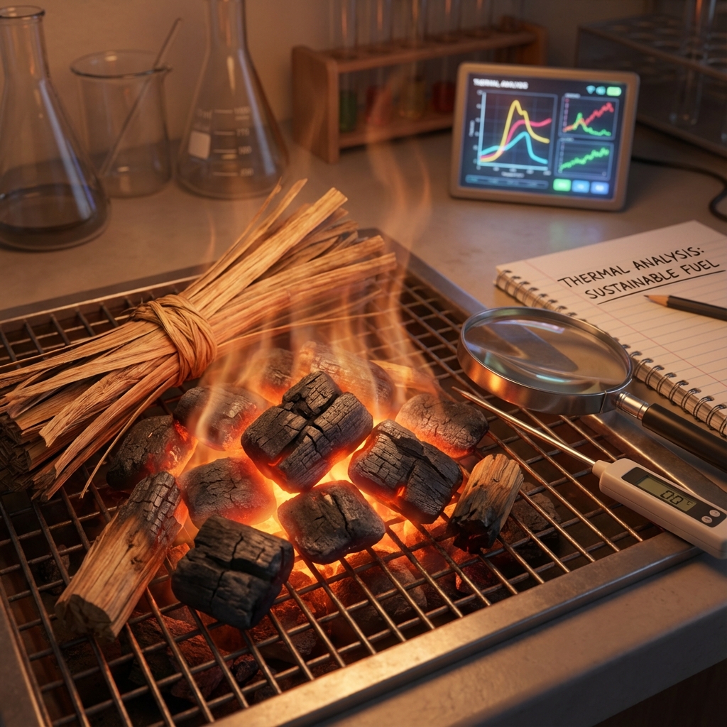 Effect of carbon black on thermal properties of charcoal and salacca leafstalk briquettes